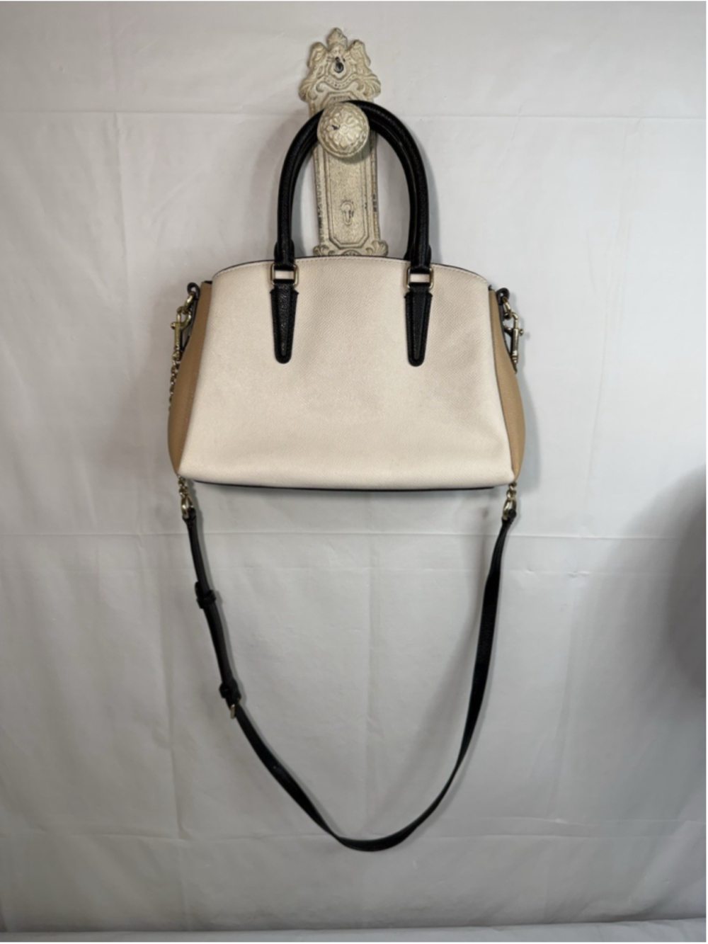 Coach mini SAGE CARRYALL IN COLORBLOCK F73712 Crossbody Hobo Bag - Picture 4 of 16